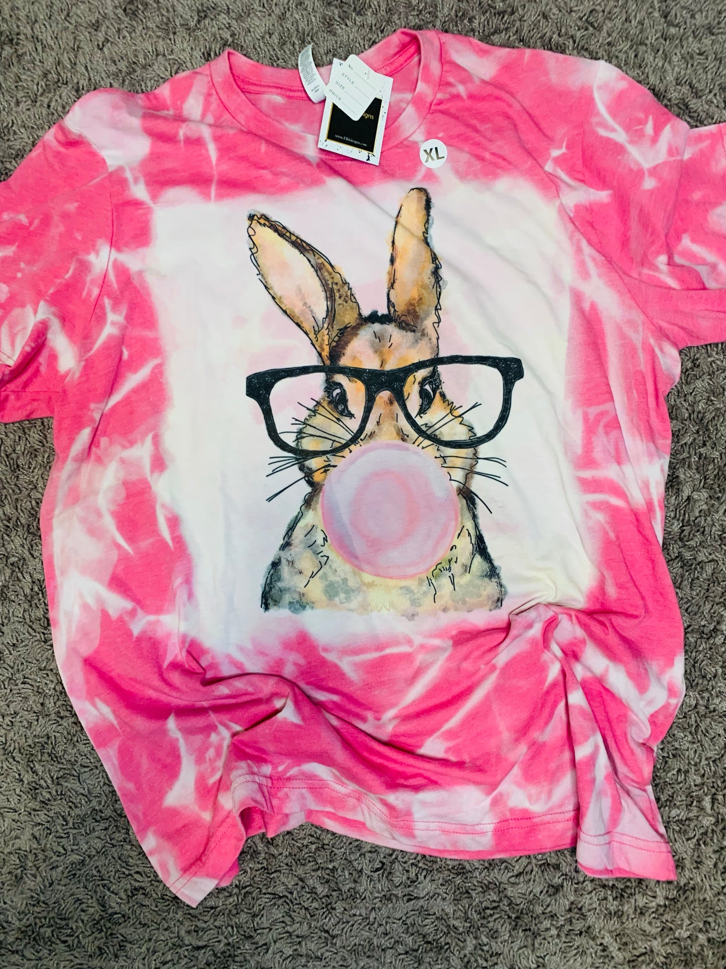 Easter bunny with glasses