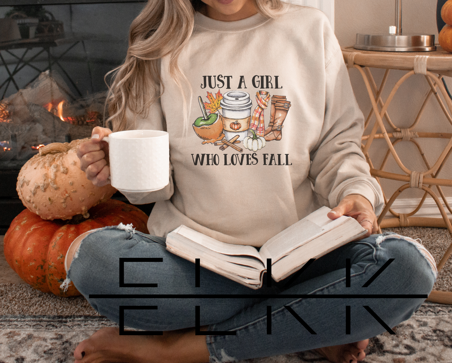 Just a girl sweatshirt