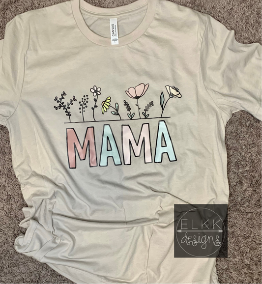 Mama flower T-Shirt