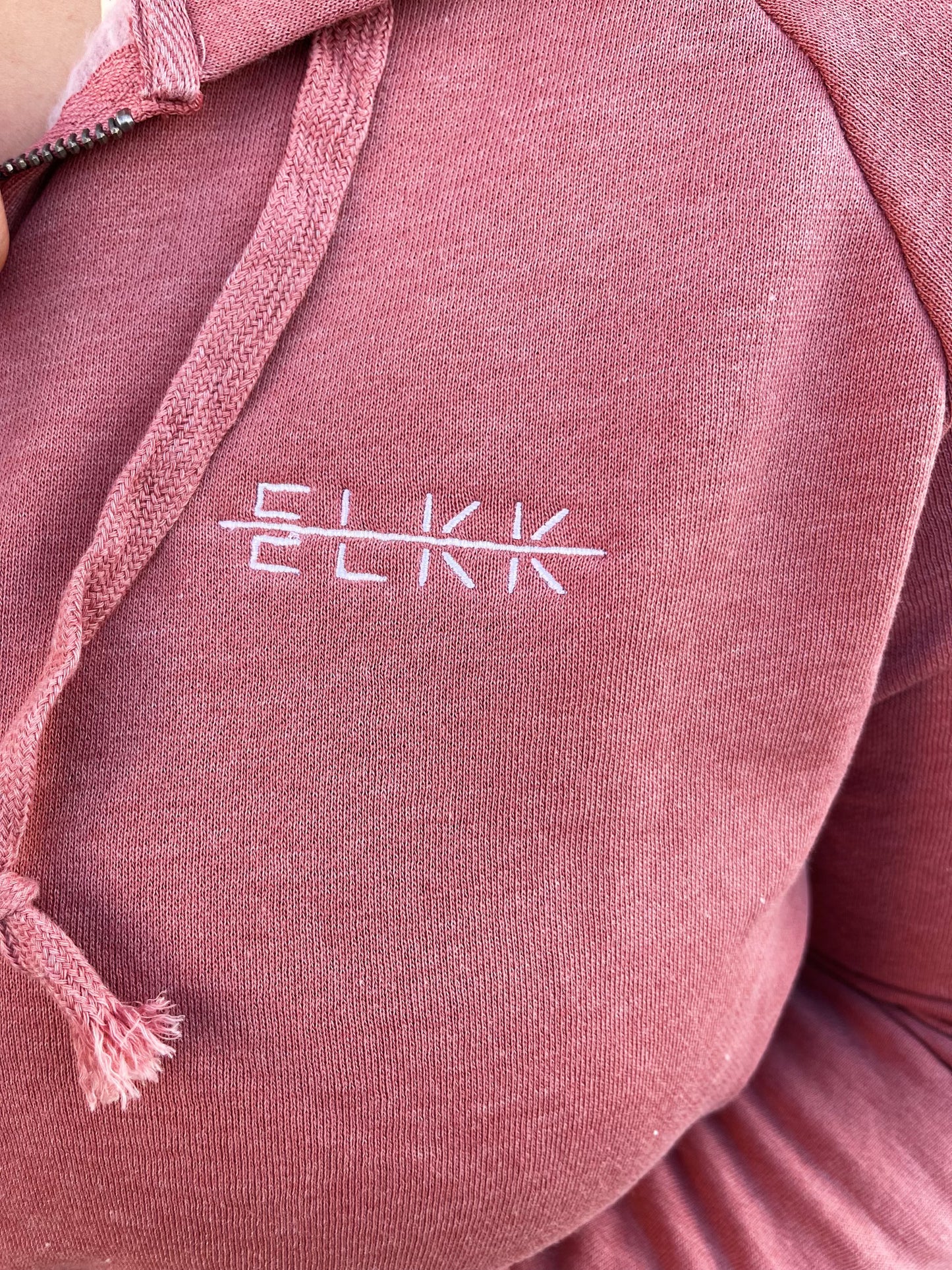 ELKK embroidered zip up jacket