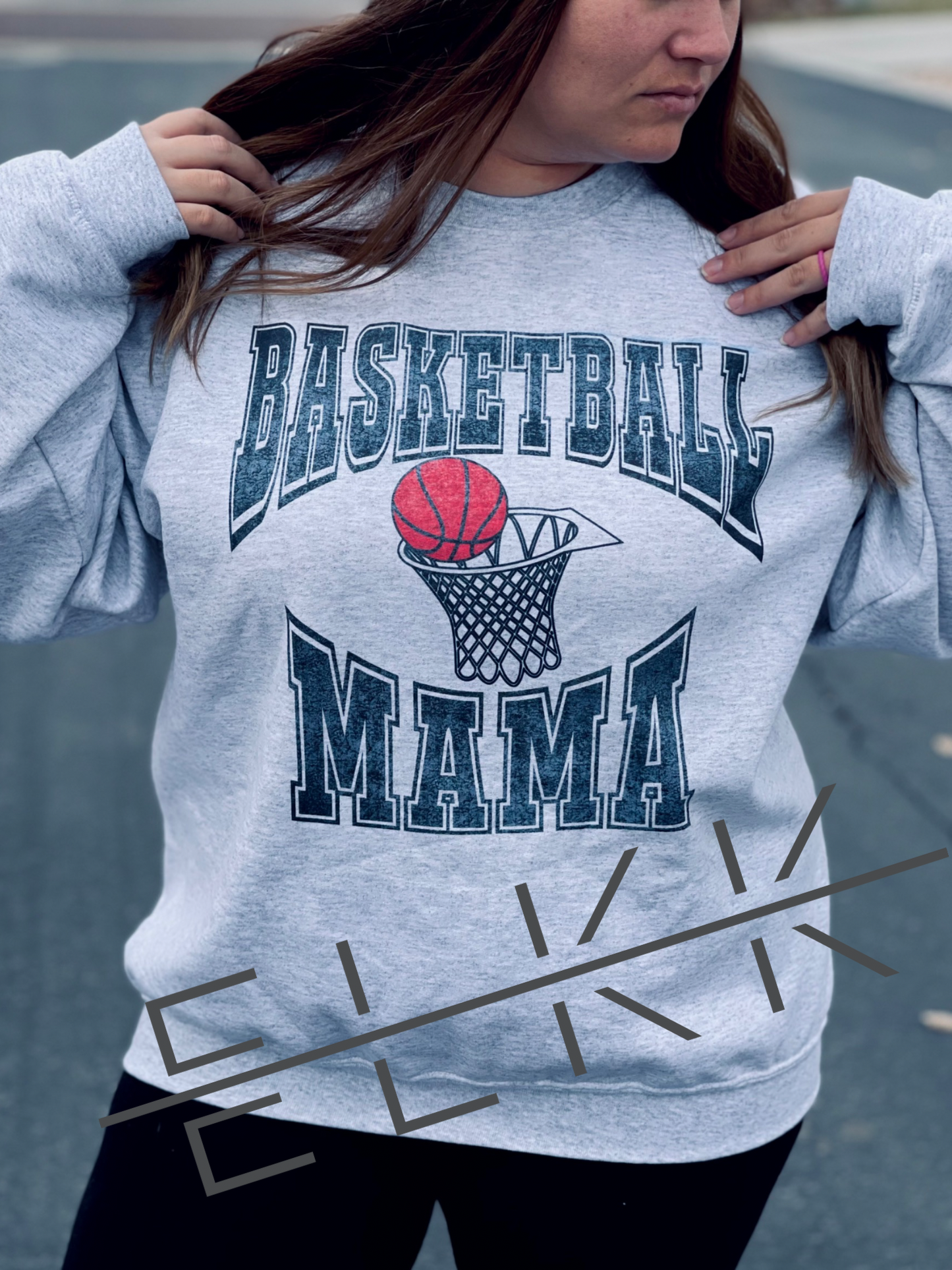 Basketball gray Mama